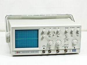 Osciloscópio analógico.